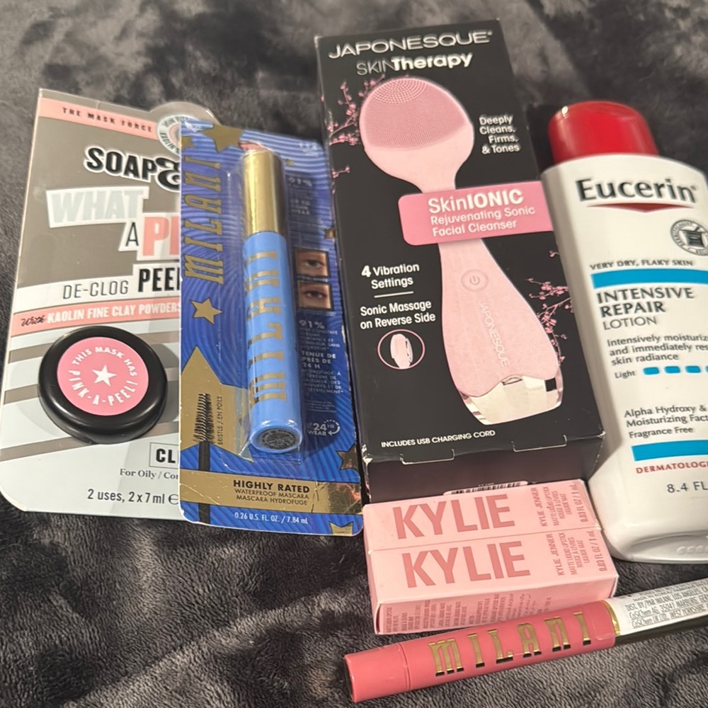 Kylie, Milani, Eucerin, soap & glory, japonesque skintherapy bundle NEW!